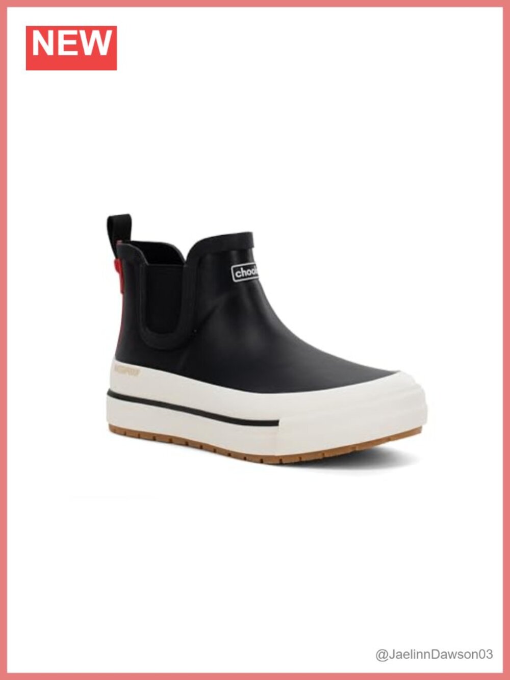 Women's Waterproof Chelsea Rain Boots with Faux Fur Lining